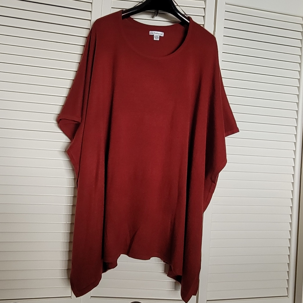 Croft & Barrow Pullover Ruana - Picture 8 of 13